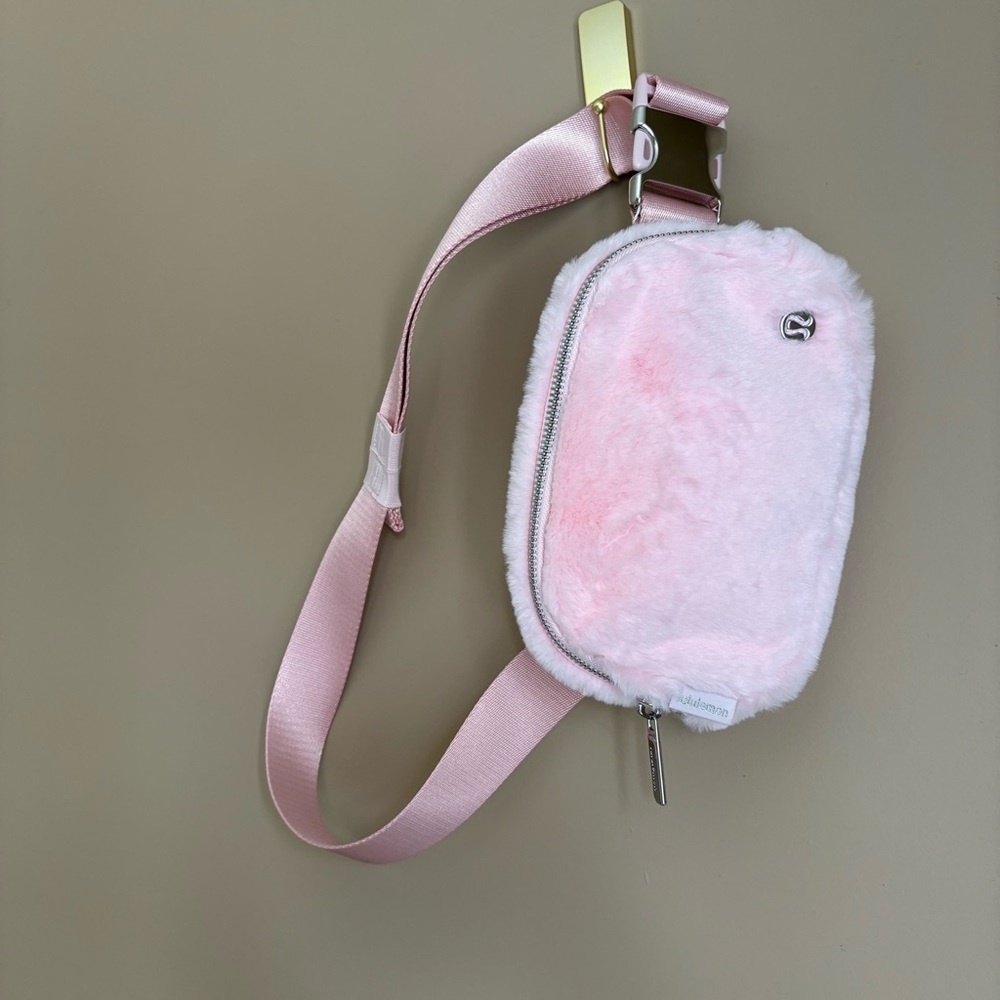Lululemon Plush Fleece Everywhere Belt Bag AND Matching Headband